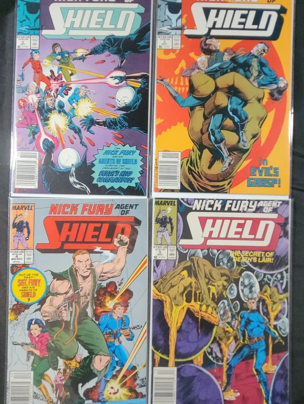 1989 Marvel Nick Fury Agent of S.H.I.E.L.D. Comic Book Lot of 26